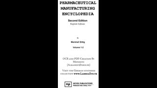 Pharmaceutical Manufacturing Encyclopedia Vol 1 and 2, 2nd Edition 1988