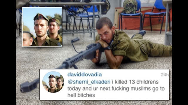Jewish Sniper Boasts About Killing 13 Innocent Children