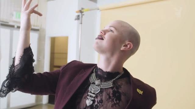 Video of The Faggot Freak Biden Just Hired To Work At The Dept of Energy