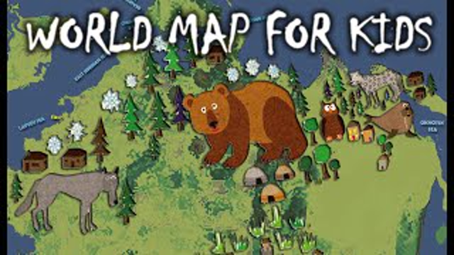 World Map by Plasma Moon for Kids