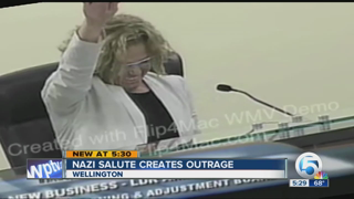 Nazi salute creates outrage