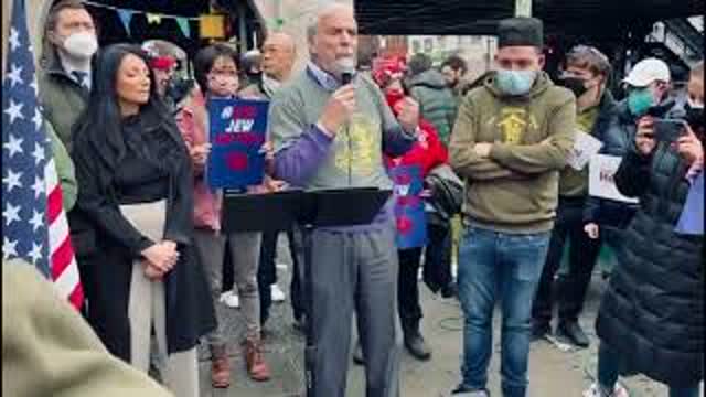 Jewish blood is not cheap!!! Dov Hikind at a rally against recent anti-Semitic attacks