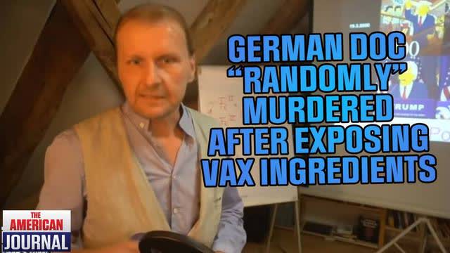 German Doctor Murdered Hours After Exposing Graphene Hydroxide In Vaccines!!