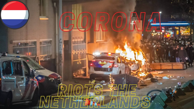 THE NETHERLANDS CORONA PROTEST - ROTTERDAM 2G- Anti Lockdown Riots- Whats going on?? Police shooting