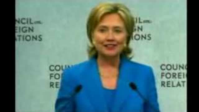 Hillary Clinton admits that the CFR runs the Government