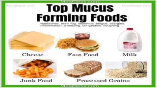 TOP MUCUS FORMING FOODS
