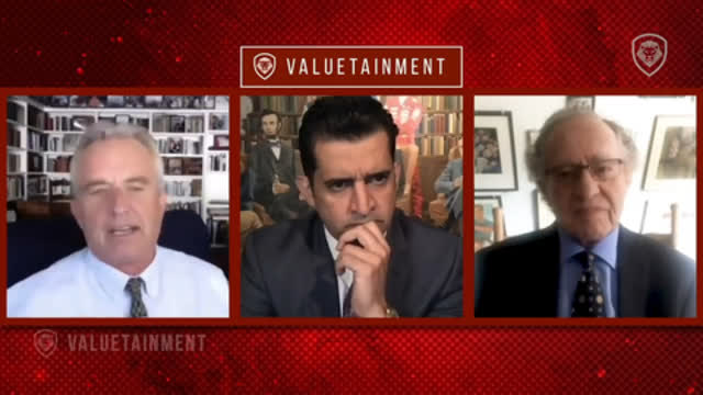 Heated Vaccine Debate - Kennedy Jr. vs Dershowitz (corona, vaccines, drugs, jewish criminals)