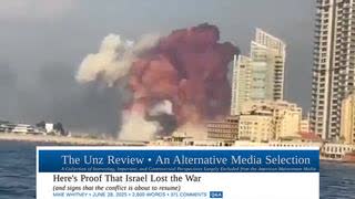 Here's Proof That Israel Lost The War, by Mike Whitney - The Unz Review 28 June 2025