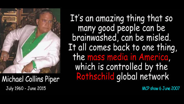 MCP 28 Mayâ€“8 Jun 2007 Rothschild owns media speech in Russia Putin Bollyn lost World Jewish Congress