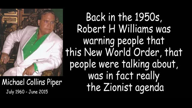 MCP 19-23 Mar 2007 Robert Williams NWO=JWO=Zionism reason why Hitler rounded up the jews, Hassan jew