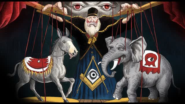 The scale of freemasonic power in dæmoncracies as a top of an iceberg