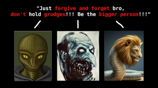 "Forgive & Forget" is a REPTILIAN PSYOP