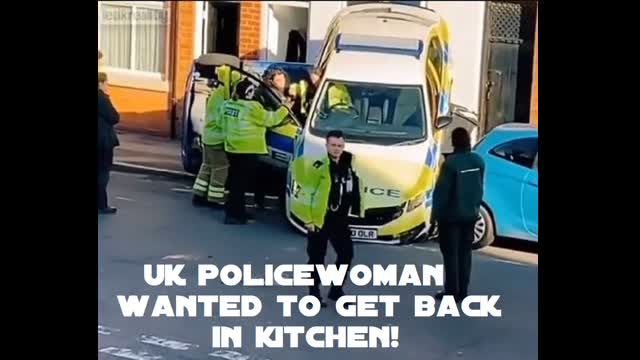 uk policewoman wanted to get back in kitchen