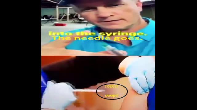 Retractable Syringes.they are mocking you sheep