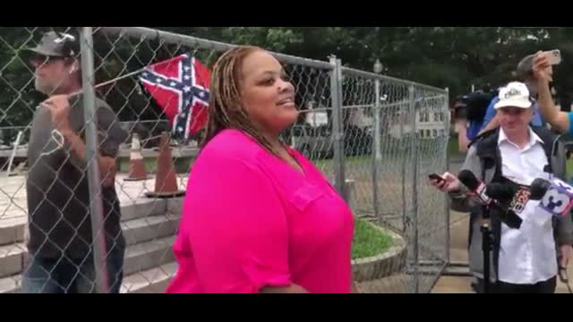 Man sings Dixie land during some bombaclot Tami Sawyer interview