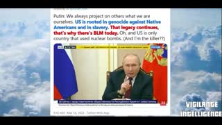 putin goes woke shills for BLM.