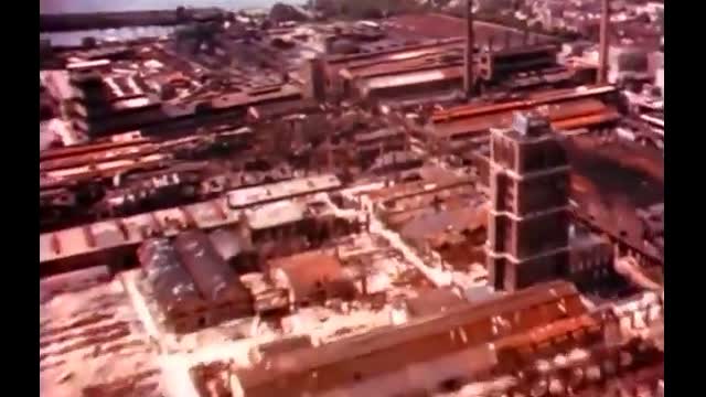 flying over berlin ruins 1945