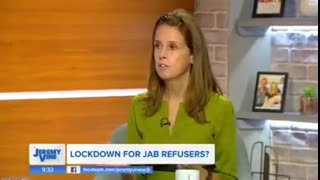 vile c*nt wants unjabbed to have freedoms taking away!