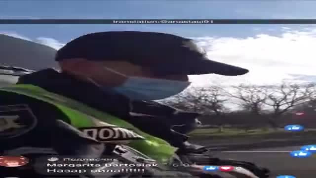 Ukraine Man Stands Up to Tyranny