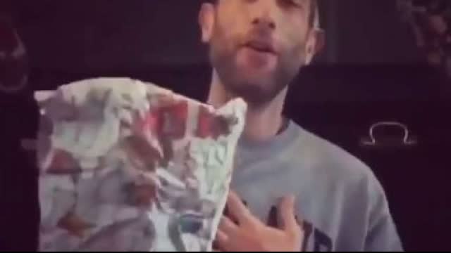 Jewish Man gives Christmas Present