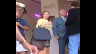 swear on bible you landed on moon. Buzz Aldrin punches denier