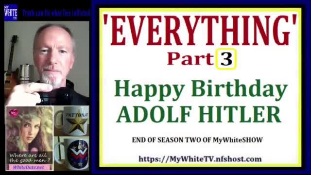 MyWhiteSHOW - Season Finale. Happy Bday Adolf. FBI Visit.