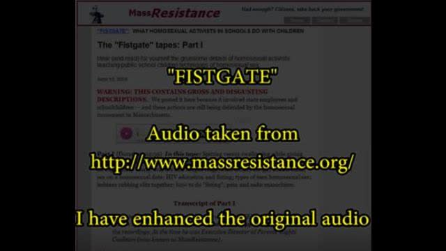 "Fist-gate" [Undercover audio taken at a LGBTp workshop targeted at children]