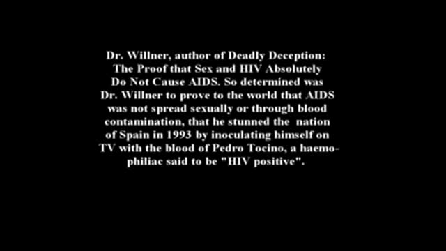 Robert Willner injects himself with AIDS/HIV on television