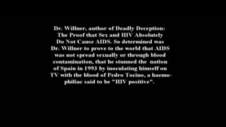 Robert Willner injects himself with AIDS/HIV on television
