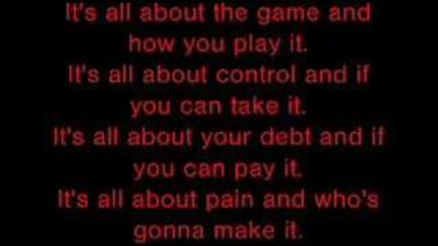 The Game lyrics by MotorHead Triple H's Theme
