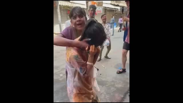 (March 8th, 2023) Subhuman shit skin indian (Sudra/Dalit) trying to rape our Japanese girl in India