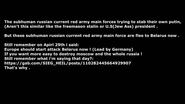 (June 25th, 2023) The subhuman russian current red army main forces trying to stab their own putin, Now flee to Belarus