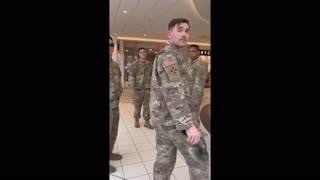 When the freemason U.S (Jew Ass) Nigger army in Europe shooping mall