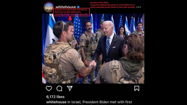 波旬・天狗 in "human" form, Tengu has deleted this photo, After posting Delta Force inside Israel an hour