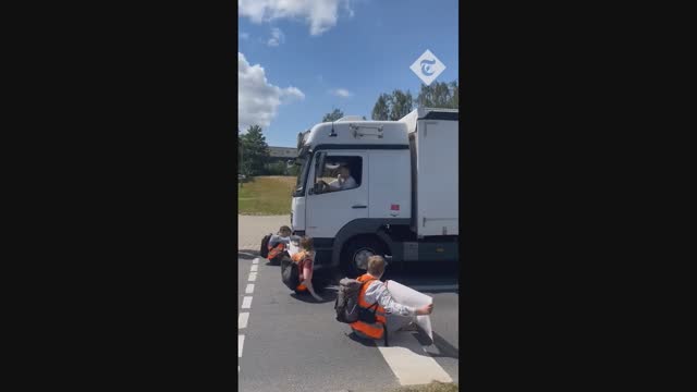 (August, 2023) German Aryan crush the subhuman russian(slavic) communist "The so-called East German" SJW LGBT bitches KGB Antifa to protect Germany 卐 (Along with his Beautiful Mercedes-Benz Trucks)