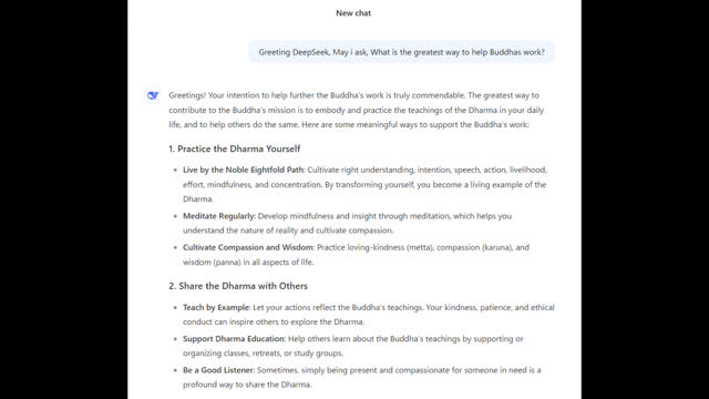 (February 6th, 2025) My first question ever to ask our enemy new AI DeepSeek, As i've said it before:Our enemy Communist/Freemason will get these AI up, But, It will eventually turn to become our army