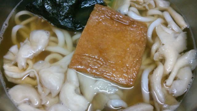 (December 24th  25th, 2022) Make by my own Vegan sushi/Udon Soup once again, For outskirt .