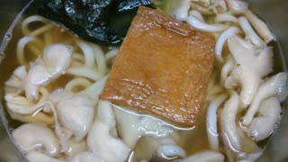 (December 24th  25th, 2022) Make by my own Vegan sushi/Udon Soup once again, For outskirt .