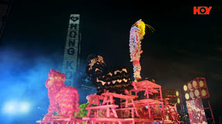 (January 30th, 2025) Meanwhile in Hong Kong, Celebrating with Lion Dance