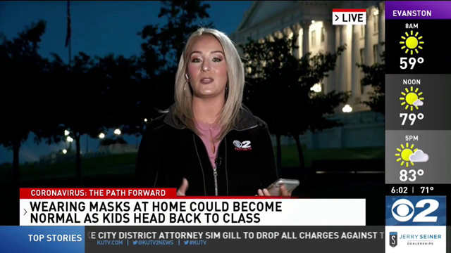 Le port de masques Ã  la maison peut Ãªtre une "nouvelle norme" une fois que l'Ã©cole commence!