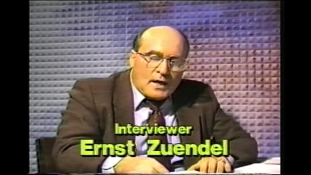 Ernst Zuendel - Interview mit Thies Christophersen ueber die Auschwitz-Luege [1992]