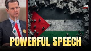President Bashar al Assad's POWERFUL Speech on Gaza   Lebanon