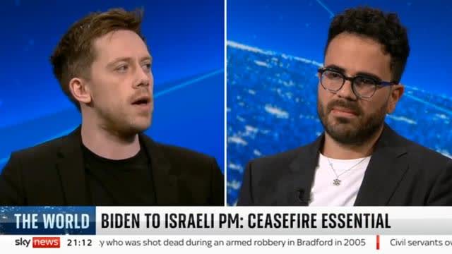 Owen Jones Challenged Israeli Onslaught Apologist On TV