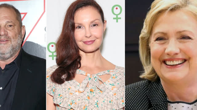 Ashley Judd Jew brainwashed on Hillary Clinton recording of child rape