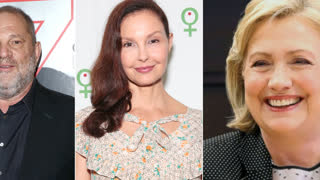 Ashley Judd Jew brainwashed on Hillary Clinton recording of child rape
