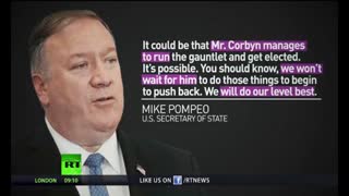 US Secretary of meddling Pompeo vows to stop Corbyn becoming PM