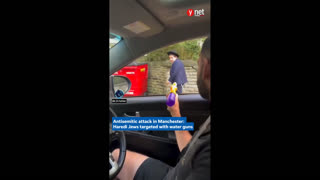 Two British men filmed themselves spraying water at Jews