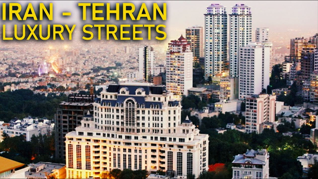 TEHRAN 2022: Driving Tour in Luxury Streets