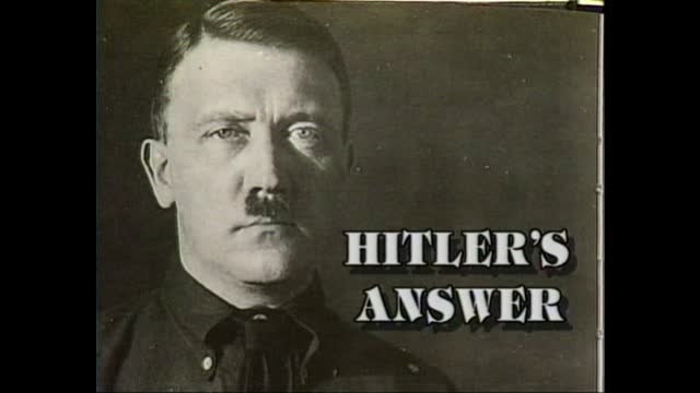 AVOF 208 - Prof. R. Dommergue - Hitler's answer