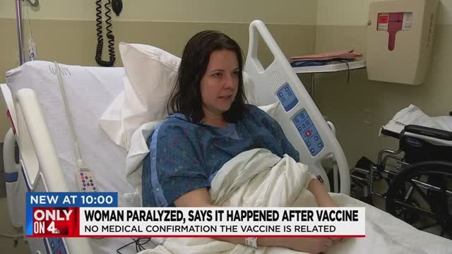 NASHVILLE WOMAN PARALYZED, UNABLE TO WALK AFTER 2ND PFIZER INJECTION